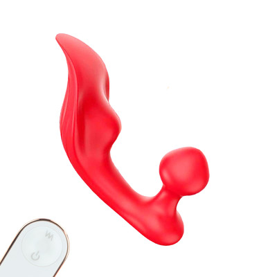 Foto 10 do produto Vibrador para Calcinha Estimulador de Clitóris e Ânus com 9 Modos de Vibração, Recarregável e Controle Remoto - S-Hande Chomper-RCT | 12,7 x 5 cm | Disponível em 3 Cores