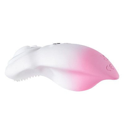 Foto 3 do produto Vibrador de Calcinha em Forma de Coelho com 11 Modos de Vibração, Controle por Aplicativo, Fixador Magnético e Recarga via Cabo USB - 8,6 x 3,6 cm