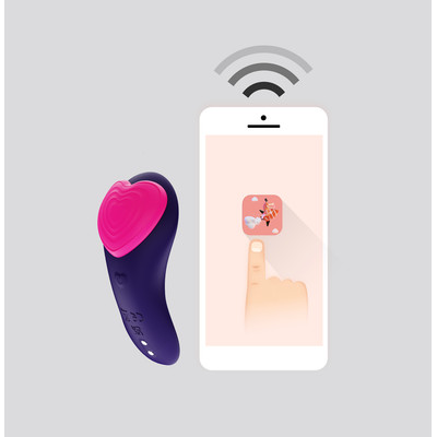 Foto 1 do produto Vibrador de Calcinha com Carregamento Magnético, 9 Modos de Vibração e Controle via App - My Love Winyi