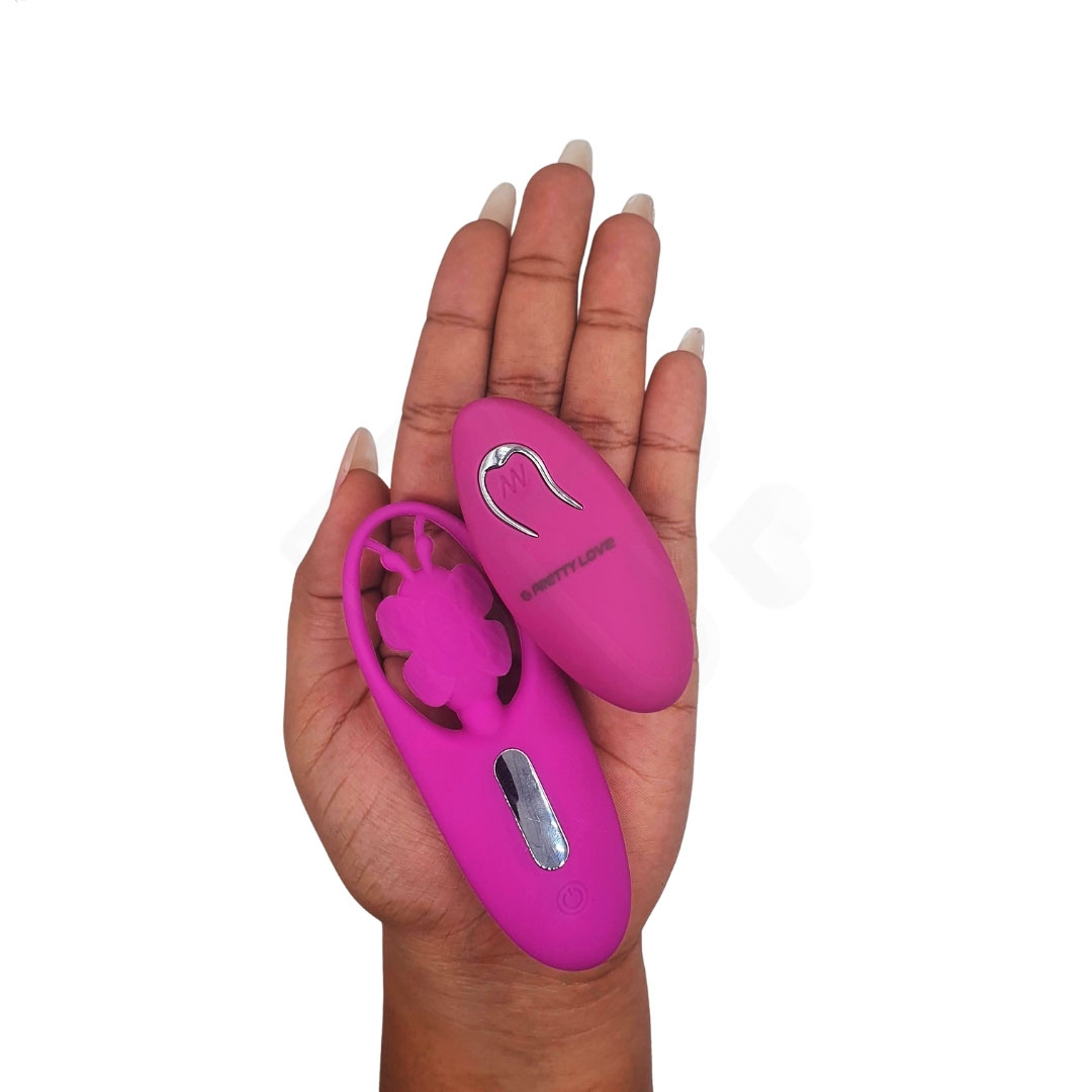 Vibrador em Silicone 12 modos de Vibração, Controle Remoto Sem Fio e Calcinha Fio Dental - Pretty love Dancing Butterfly | 11,2 x 3,8 cm - 5