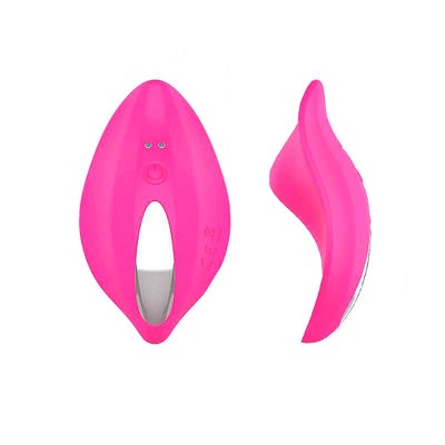 Foto 3 do produto Vibrador de Calcinha em Silicone com 12 Modos de Vibração, Controle Remoto Sem Fio e Carregamento via Cabo USB Magnético - Body-Safe | 7,9 x 4,5 cm