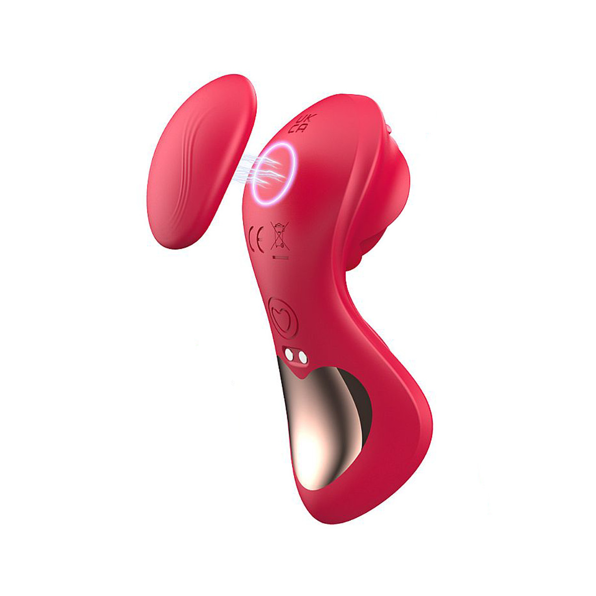 Vibrador para Calcinha em Silicone com 12 Modos de Vibração, Fixador Magnético, Recarregável e Controle por App - Paraty App | 8,5 x 4,2 cm - 3