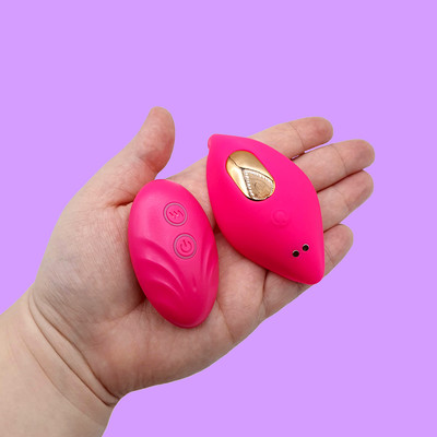 Foto 6 do produto Vibrador de Calcinha em Silicone com 12 Vibrações, Mini Estimulador e Controle Remoto - Melo Wearable Vibrator | 9 x 4,4 cm