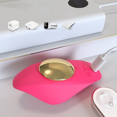 Foto 3 do produto Vibrador de Calcinha em Silicone com 9 Modos de Vibração, Controle Remoto Sem Fio e Carregamento USB - S-Hande Magical Forest-RTC | Disponível em 2 Cores