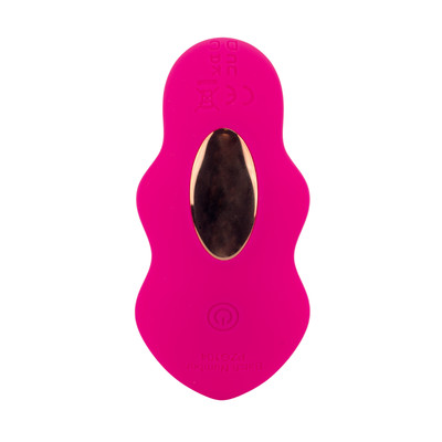 Foto 5 do produto Vibrador para Calcinha em Silicone com 9 Modos de Vibrações, Recarregável e Controle por Aplicativo - Adão & Eva | 9,4 x 4,5 cm
