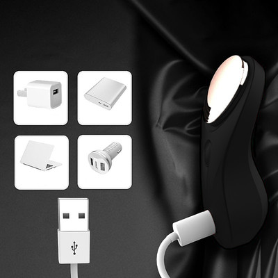 Foto 6 do produto Vibrador de Calcinha em Silicone Aveludado com 9 Modos de Vibração, Controle Remoto Sem Fio e Carregamento Via Cabo USB Magnético - S-Hande Bell RCT | Disponível em 2 Cores