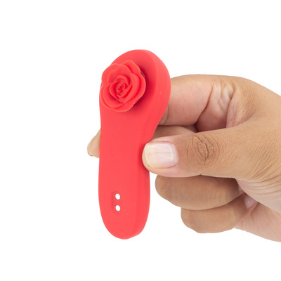 Vibrador de Calcinha em Silicone Aveludado com Controle por Aplicativo e10 Modos de Vibração - Funtown Caleo | 9,1 x 3,3 cm