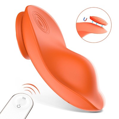 Vibrador de Calcinha em Silicone Aveludado com Controle Remoto sem Fio, 9 Modos de Vibração e Resistencia à Água - S-Hande Leaf-RCT | Disponível em 4 Cores