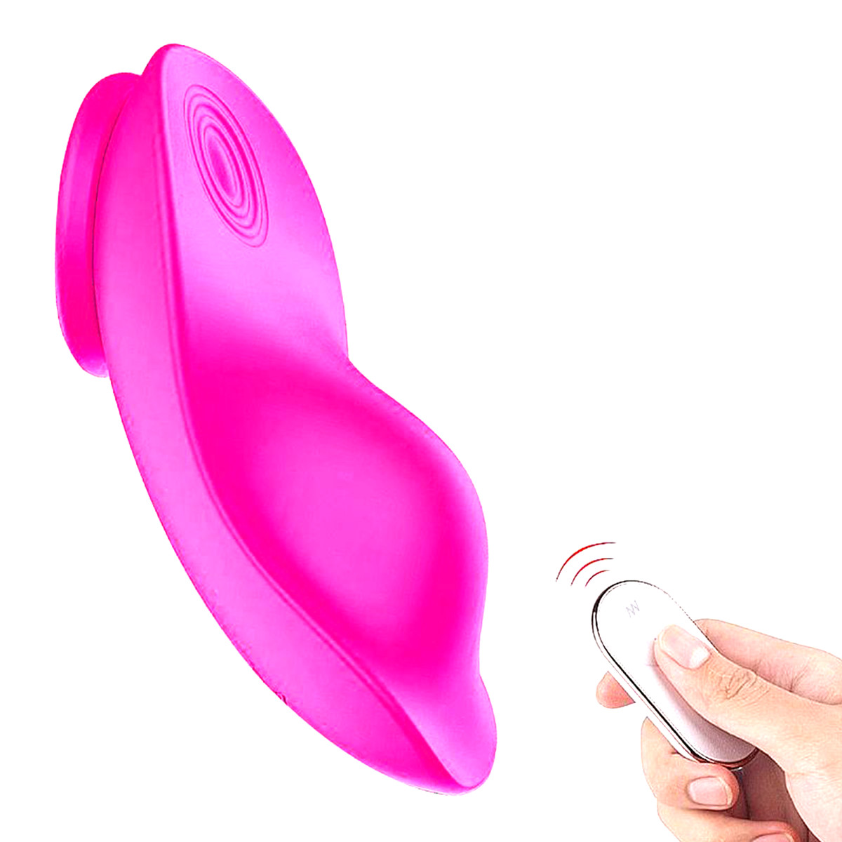 Vibrador de Calcinha em Silicone Aveludado com Controle Remoto sem Fio, 9 Modos de Vibração e Resistencia à Água - S-Hande Leaf-RCT | Disponível em 4 Cores - 4