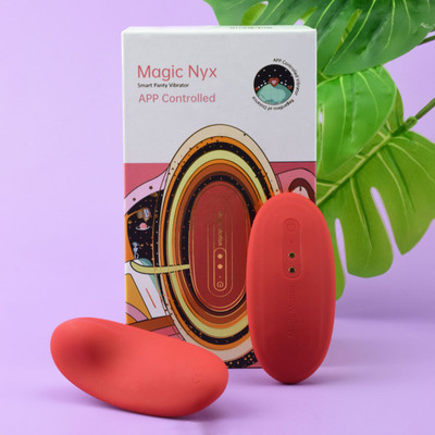 Foto 8 do produto Vibrador de Calcinha em Silicone Recarregável com 10 Modos de Vibração, Aplicativo e Despertador - Magic Motion Nyx | Disponível em 2 Cores