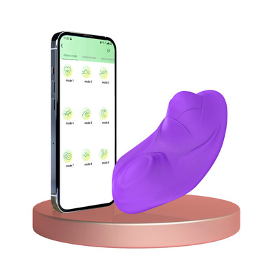 Foto 5 do produto Vibrador de Calcinha em Silicone com 9 Modos de Vibração e 3 Modos de Estimulação Clitoriana com Controle via Aplicativo - Adão & Eva | 8,8 x 4,3 cm | Disponível em 2 Cores