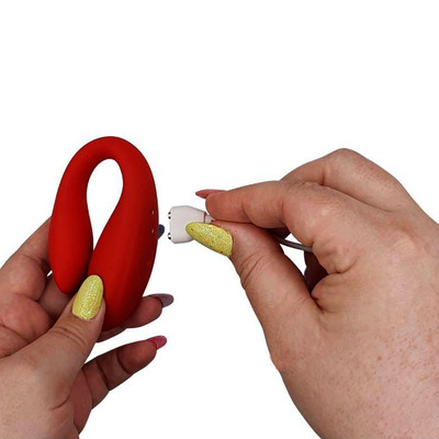 Foto 4 do produto Vibrador para Casal com 10 Modos de Vibração e Controle Remoto - SI Sexy Import | Disponível em 2 Cores