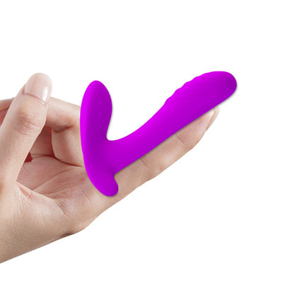Foto 5 do produto Vibrador para Casal Recarregável com 12 Modos de Vibração, Função Memória e Controle Remoto Sem Fio - Pretty Love Remote Control Massager - 7,5 x 2,4 cm