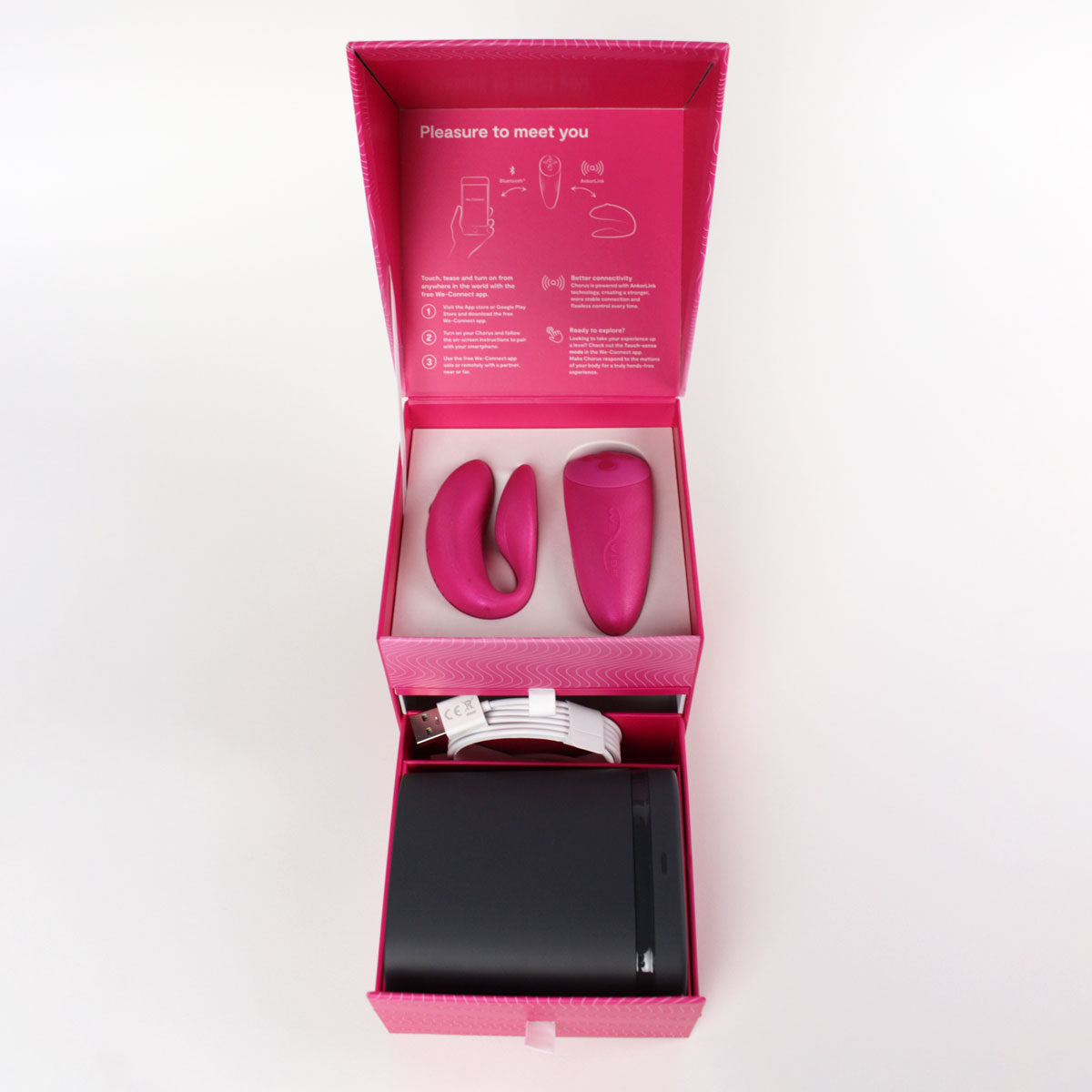 Vibrador para Casal Ajustável com 10 Modos de Vibração, Aplicativo Para Controle de Vibração e Controle Remoto Sem Fio - We-Vibe Chorus | 5 Cores - 9