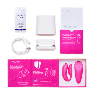 Foto 13 do produto Vibrador para Casal Ajustável com 10 Modos de Vibração, Aplicativo Para Controle de Vibração e Controle Remoto Sem Fio - We-Vibe Chorus | 5 Cores