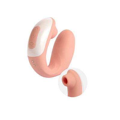 Foto 4 do produto Vibrador para Casal com Carregador Magnético USB, 10 Modos de Vibração e Sucção - Adão e Eva Pocket | 16 x 3 cm