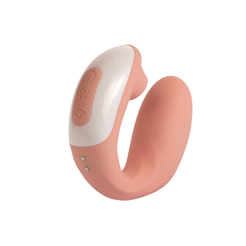 Vibrador para Casal com Carregador Magnético USB, 10 Modos de Vibração e Sucção - Adão e Eva Pocket | 16 x 3 cm - 2