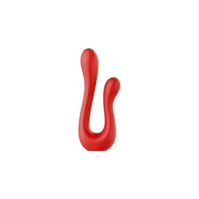 Vibrador para Casal com Duas Pontas Estimuladoras Flexíveis, 10 Modos de Vibração e Recarregável - Intt Toys Especial Luxury Double Passion