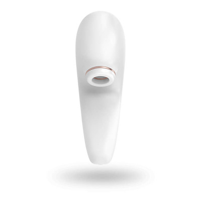 Foto 6 do produto Vibrador Para Casal com Estimulador de Clítoris Recarregável com 11 Níveis de Sucção e 10 Modos de Vibração - Satisfyer PRO 4 Couples - 8 x 1,5 cm