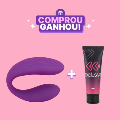 Vibrador para Casal Flexível em Silicone com 10 Modos de Vibração, Carregamento via USB e Controle Remoto Sem Fio - Exclusiva 2gether | Disponível em 5 Cores
