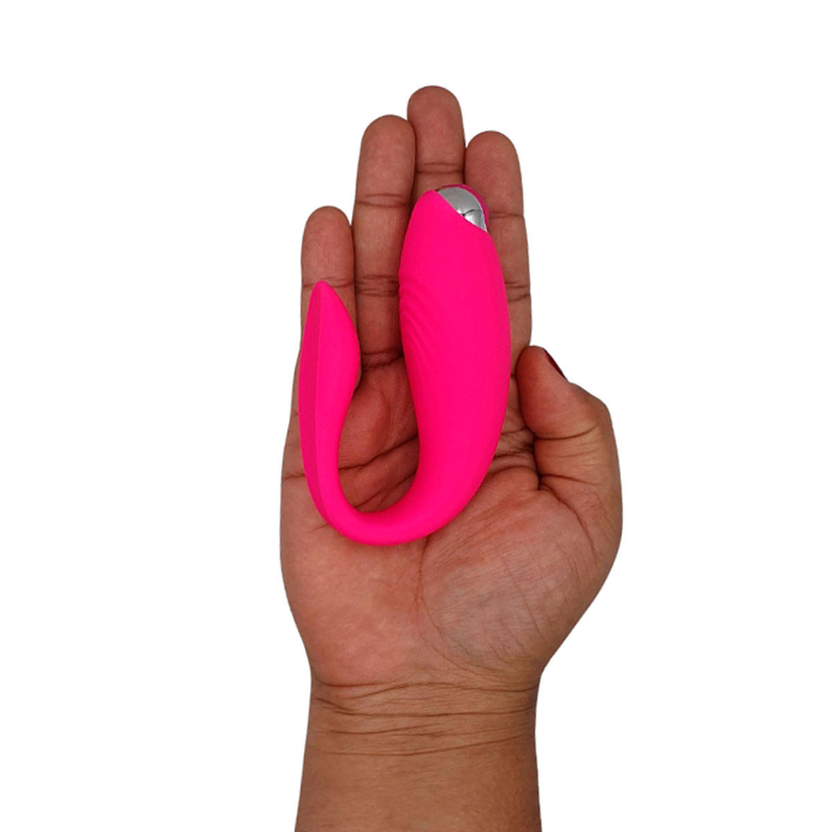Vibrador Para Casal Recarregável com 10 Modos de Vibrações - Vip Mix Vibrator | 20 x 3,1 cm - 5