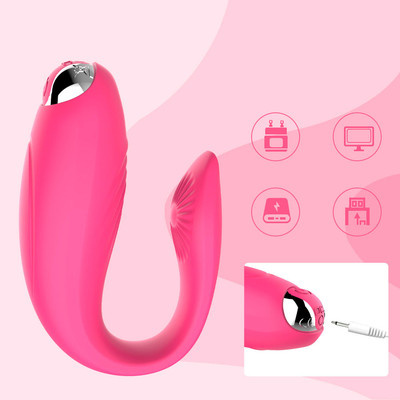 Foto 4 do produto Vibrador Para Casal Recarregável com 10 Modos de Vibrações - Vip Mix Vibrator | 20 x 3,1 cm