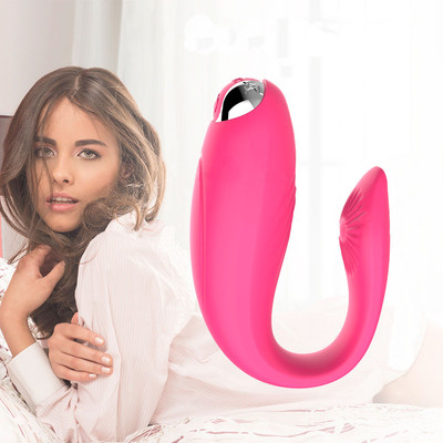 Foto 3 do produto Vibrador Para Casal Recarregável com 10 Modos de Vibrações - Vip Mix Vibrator | 20 x 3,1 cm