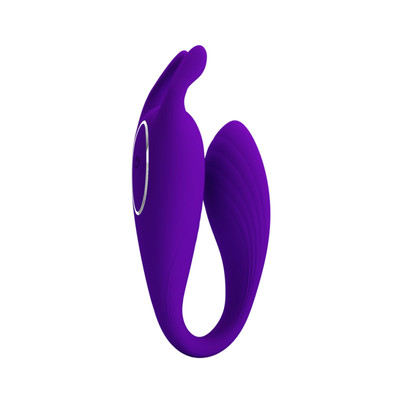 Foto 4 do produto Vibrador para Casal Recarregável com 12 Modos de Vibrações e Controle Remoto sem Fio - Pretty Love Bill | 8,3 x 3,3 cm