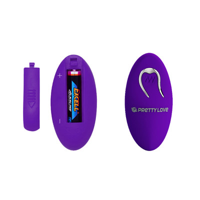 Foto 7 do produto Vibrador para Casal Recarregável com 12 Modos de Vibrações e Controle Remoto sem Fio - Pretty Love Bill | 8,3 x 3,3 cm