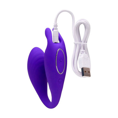 Foto 8 do produto Vibrador para Casal Recarregável com 12 Modos de Vibrações e Controle Remoto sem Fio - Pretty Love Bill | 8,3 x 3,3 cm