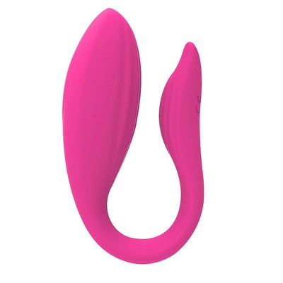 Foto 2 do produto Vibrador para Casal Recarregável com 12 Programas de Vibrações e Controle Remoto Sem Fio - SI Ariel | 8 x 2,1 cm