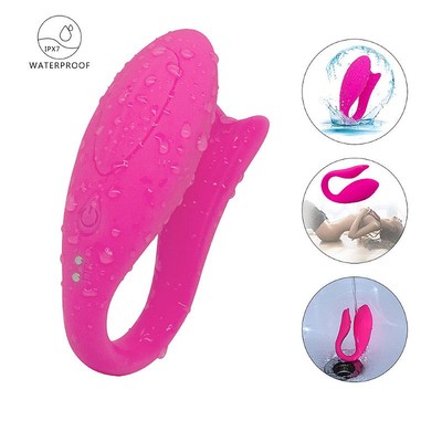 Foto 6 do produto Vibrador para Casal Recarregável com 12 Programas de Vibrações e Controle Remoto Sem Fio - SI Ariel | 8 x 2,1 cm