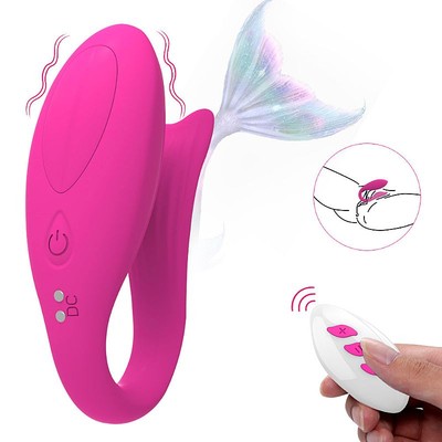 Vibrador para Casal Recarregável com 12 Programas de Vibrações e Controle Remoto Sem Fio - SI Ariel | 8 x 2,1 cm
