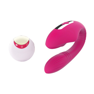 Foto 6 do produto Vibrador Para Casal Recarregável com 8 Modos de Vibrações, 5 Modos de Pulsação e Controle Remoto Sem Fio - Eletric Sucking Massager | 27 x 5,1 cm | Disponível em 3 Cores