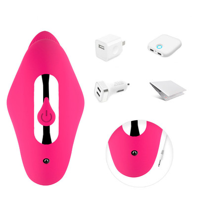 Foto 10 do produto Vibrador Para Casal Recarregável com 8 Modos de Vibrações, 5 Modos de Pulsação e Controle Remoto Sem Fio - Eletric Sucking Massager | 27 x 5,1 cm | Disponível em 3 Cores