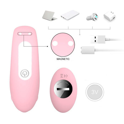 Foto 2 do produto Vibrador Para Casal Recarregável com 9 Modos de Vibração e Controle Remoto Sem Fio - S-Hande Winter-RTC | Disponível em 3 Cores