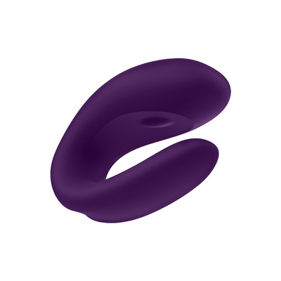 Foto 2 do produto Vibrador para Casal Recarregável em Silicone com 10 Modos de Vibração, Aplicativo e À Prova D'Água - Satisfyer Double Joy | 6 x 4,1 cm | Disponível em 3 Cores