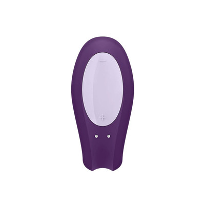 Foto 4 do produto Vibrador para Casal Recarregável em Silicone com 10 Modos de Vibração, Aplicativo e À Prova D'Água - Satisfyer Double Joy | 6 x 4,1 cm | Disponível em 3 Cores