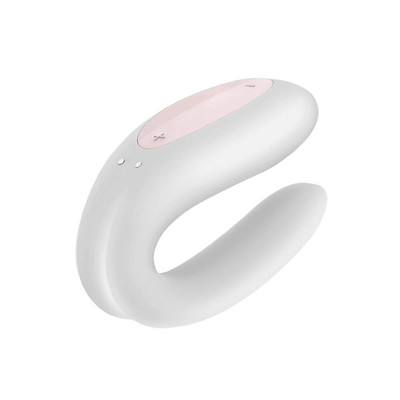 Foto 10 do produto Vibrador para Casal Recarregável em Silicone com 10 Modos de Vibração, Aplicativo e À Prova D'Água - Satisfyer Double Joy | 6 x 4,1 cm | Disponível em 3 Cores