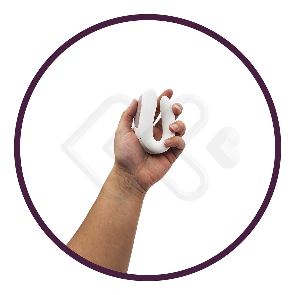 Vibrador para Casal Recarregável em Silicone com 10 Modos de Vibração, Aplicativo e À Prova D'Água - Satisfyer Double Joy | 6 x 4,1 cm | Disponível em 3 Cores - 12