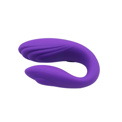 Foto 2 do produto Vibrador para Casal Recarregável em Silicone com 10 Modos de Vibrações e Controle Remoto Sem Fio - Love Jagger | 23,6 x 3,2 cm