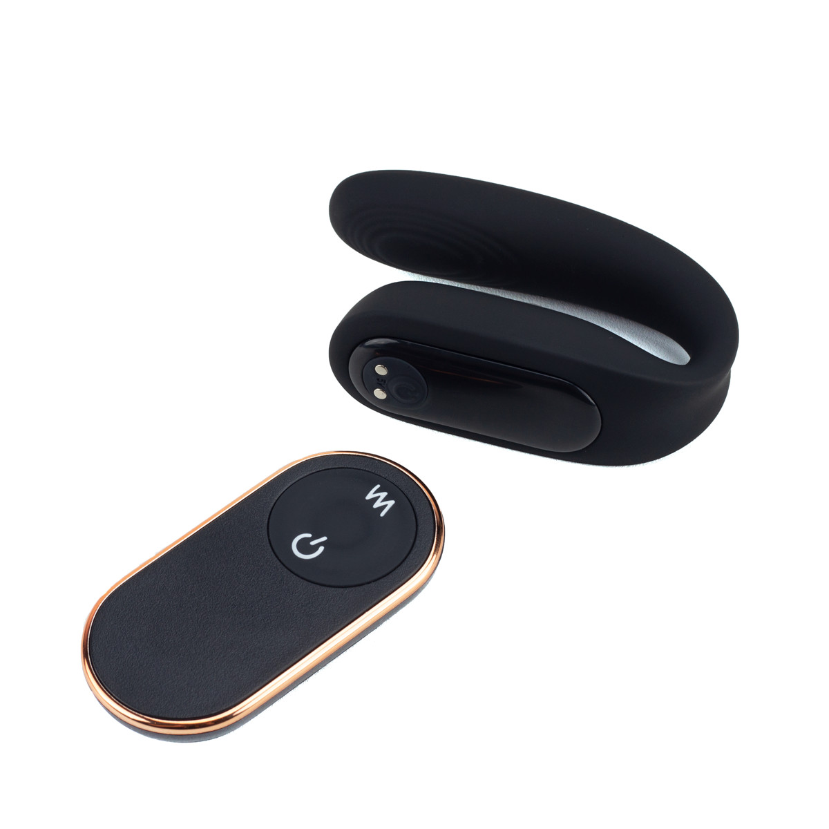 Vibrador de Casal Recarregavel em Silicone com 9 Modo de Vibração e Controle Sem Fio - S-Hande Baud-RCT | 15,7 x 2,6 cm | Disponível em 2 Cores - 4