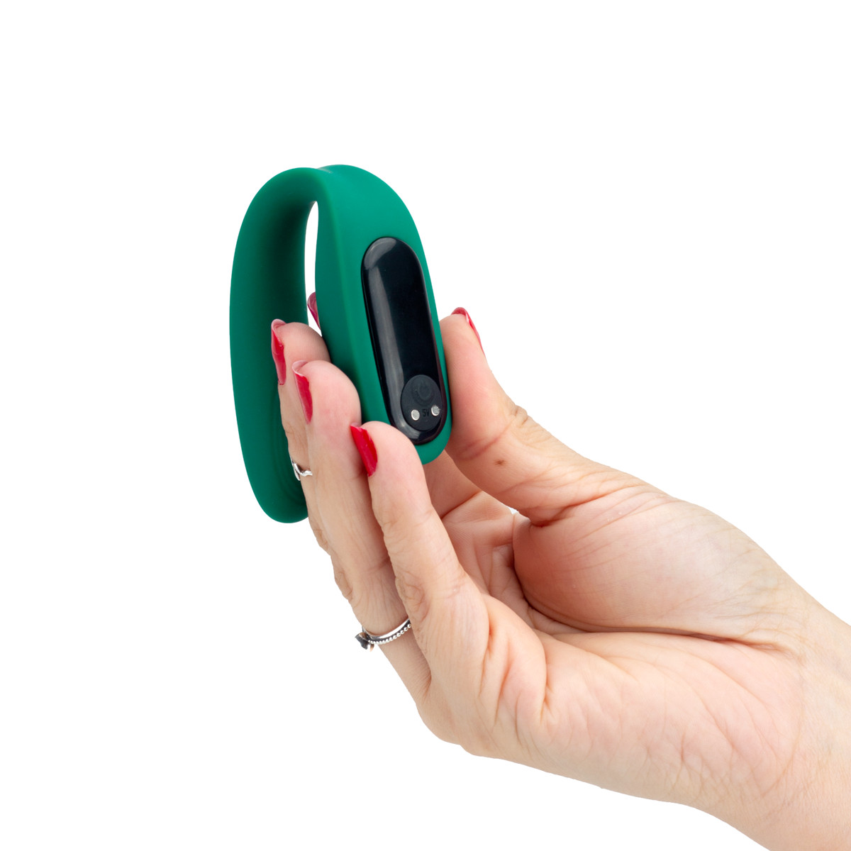 Vibrador de Casal Recarregavel em Silicone com 9 Modo de Vibração e Controle Sem Fio - S-Hande Baud-RCT | 15,7 x 2,6 cm | Disponível em 2 Cores - 8