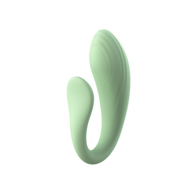 Vibrador para Casal Recarregável em Silicone com 9 Modos de Vibração e Controle por Aplicativo - Winyi Sheila | 14 x 3,5 cm
