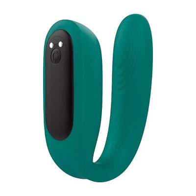 Foto 5 do produto Vibrador de Casal Recarregavel em Silicone com 9 Modo de Vibração e Controle Sem Fio - S-Hande Baud-RCT | 15,7 x 2,6 cm | Disponível em 2 Cores