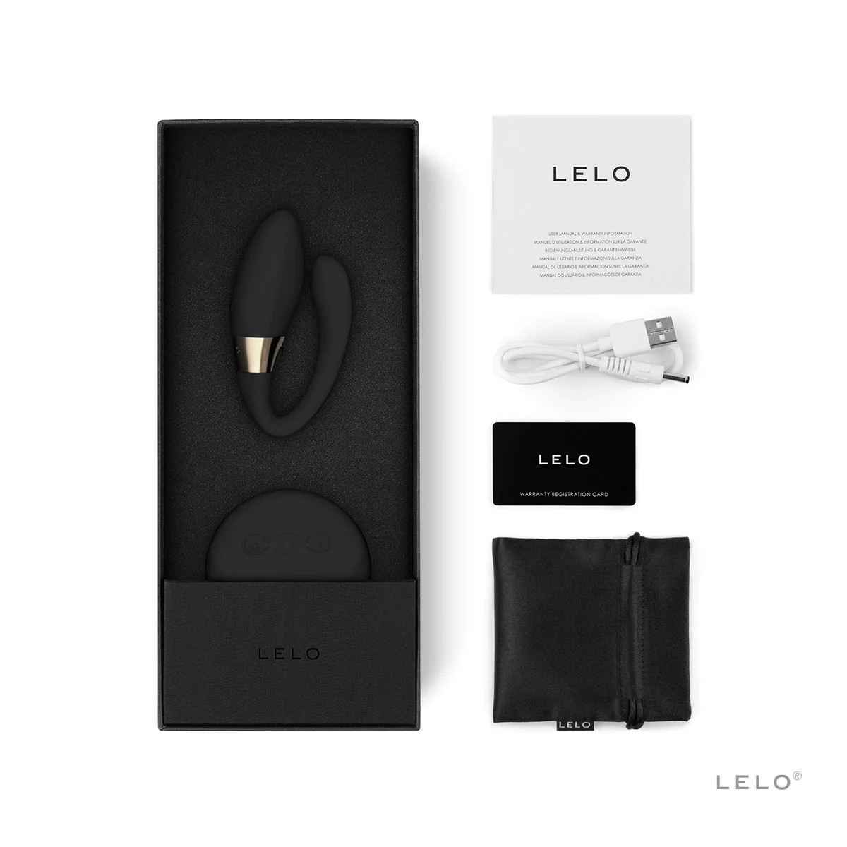 Vibrador de Casal Recarregável com Tecnologia Sense Motion, Motor Duplo, 8 Modos de Vibração e À Prova D'água - Lelo Tiani Duo - 4