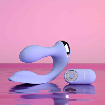 Vibrador para Casal em Silicone com 10 Modos de Vibração, Controle Remoto Sem Fio e Recarregável - Evolved Every Way Play | 10,5 x 3,2 cm