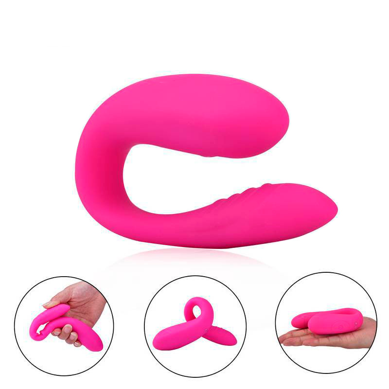 Vibrador para Casal em Silicone com 10 Modos de Vibração e Controle Remoto sem Fio, Recarregável - Electric Sucking Massager - 4