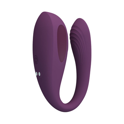 Foto 4 do produto Vibrador para Casal em Silicone com 10 Modos de Vibração e Pulsação com Controle via Aplicativo - Pretty Love Aari