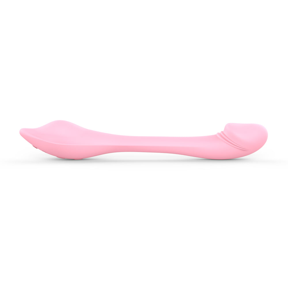 Vibrador de Casal em Silicone com 11 Modos de Vibração, Recarregável e Controle via Aplicativo - 21,2 x 2,7 cm | Disponível em 2 Cores - 7
